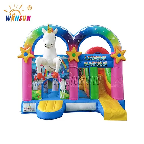 Popular Unicorn Inflatable Jumping Combo